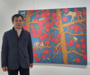 군립청송야송미술관, 우승우 재 너머 꽃에 서다展