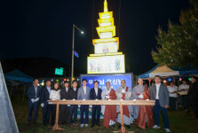 성주군, 부처님 오신날 앞두고 봉축탑 점등