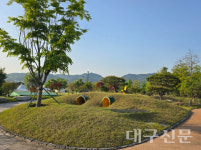 성주군 성주읍 이천변 생활환경 숲, 성주참외&생명문화 축제 준비 완료