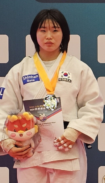 경북체육회 허미미, 세계유도선수권대회 금메달…한국 선수로는 6년만