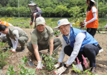 동정=DGB금융그룹, 팔공산국립공원 생태계 보전 봉사활동