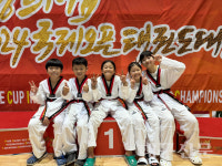 성주중앙초 태권도부, 박정희컵 국제오픈 태권도대회 전원 금메달 획득