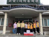 상주 사벌국면,주택화재 피해가구 구호물품 전달