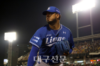 레예스 한 달여만 복귀전서 호투…삼성, 대전 연전 싹쓸이
