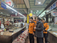 대구 동부소방서, 을사년 전통시장 화재예방 첫 지도