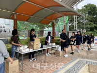 안동 경안여중, 다문화 이해·학교폭력 예방 위한 아침밥 나누기 행사