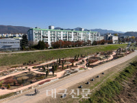 불로천이 실외정원으로 탈바꿈…대구 동구청, 생활밀착형 숲 조성 사업 완료