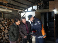 경산소방서, 화목보일러 사용가구 지도점검