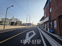 상주 화동면, 전선 정비·도로 재포장으로 거리환경 개선