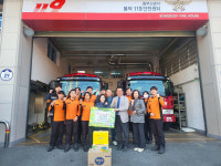 대구 봉덕3동 주민자치위, 119센터에 간식 전달