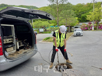 봉화군 청량산도립공원관리사무소, 청량산 집단시설지구 오수관로 실태점검 실시