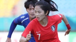 [하이라이트 영상][한국 vs 대만] 아시안게임 여자 축구 전반전