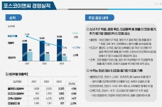 (포스코홀딩스 IR)  포스코이앤씨, 수주 11조원 매출 10조원 돌파..영업익 감소
