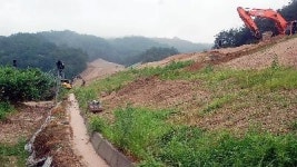 보은-인포 4차선 확장·포장공사현장 부실우려