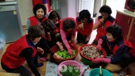 회인면, 연이은 봉사활동 훈훈
