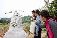 옥천 지용문학공원 시비 단장완료