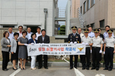 청주 청원구청-청원경찰서 담장 허물어