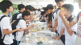 보리주먹밥 먹고 충혼탑 참배… 나라 지켜낸 호국영령 희생정신 배워요