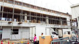 청양전통시장 위험천만 증축공사