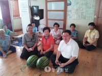 충주 용산동 새마을회, 경로당 12곳 위문