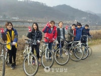 괴산 추산초 자전거 트래킹
