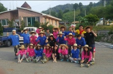 제천시 덕산면 농활 열기 후끈