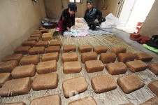 전통방식으로 메주 만들기