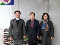 청주 산남동 산미새마을금고, 백미 기탁