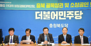 민주당 비상경제대책단 충북 골목상권 활성화 공약