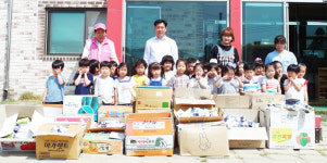 흥덕구 지오숲어린이집 자원재활용 동참