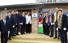 충북라이온스, 수해피해 독거노인에 새보금자리 선물