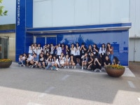 아산시 온양여중 현대차에서 진로탐색활동