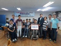 대한전문건설협회아산시협의회(사)한국척수장애인협회 아산시지회에 김치냉장고 후원