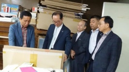 서강덕 청주 청원구청장, 기업 방문 현장 간담회