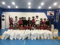 청주 복대1동 라온제나태권도, 200만원 상당 백미 500kg 기부