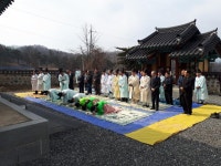 청주시 현도면 우록서원 춘계제향 봉행