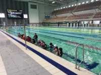 시설관리공단 초등학생 대상 생존수영 실시