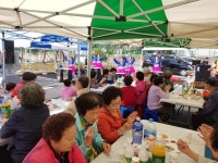 청주 모충동, 사랑 나눔 봉사단 경로잔치