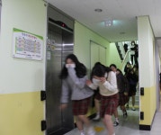 괴산오성중, 기숙사 화재대피 현장훈련 및 교육