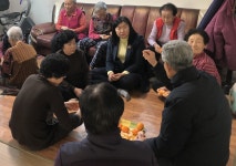 제천시 청전동, 동절기 대비 지역 경로당 방문