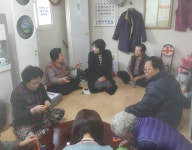 청주 사직2동장, 경로당 민생탐방