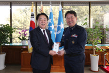 한범덕 청주시장, 지역안정 유관기관 위문