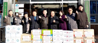 충주 교현2동 직능단체協, 경로당에 식료품 전달