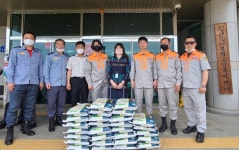 보령소방서, 보령남녀의용소방대 쌀 300㎏기탁