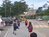 당진 어린이 보호구역내 불법 주·정차 시,경찰서 합동단속편다