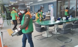 단양군 대강면 자율방재단, 마을방역 구슬땀