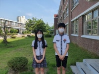 영신중 김유진 이호선, 영동 과학탐구대회 금상