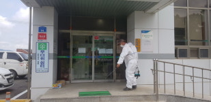 보은군 탄부의용소방대, 안전한 지역사회 만들기 위한 방역 추진