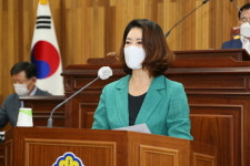 영동 정은교의원 5분 발언,힐링사업소 조경의혹 질타