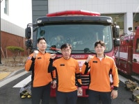 청주 사천119안전센터 1팀, 울진 산불현장에서 144시간